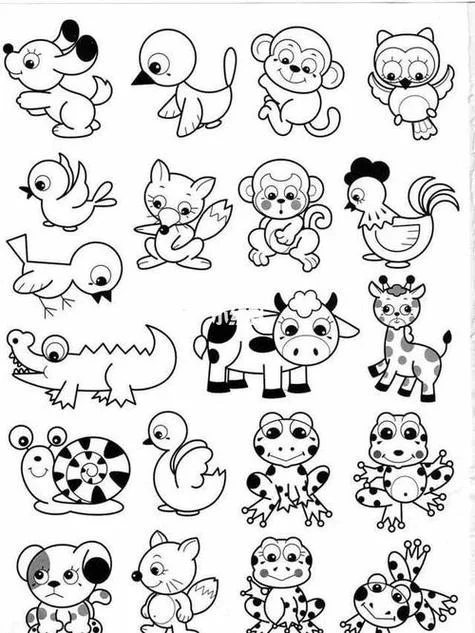 动物园简笔画图案简单_1