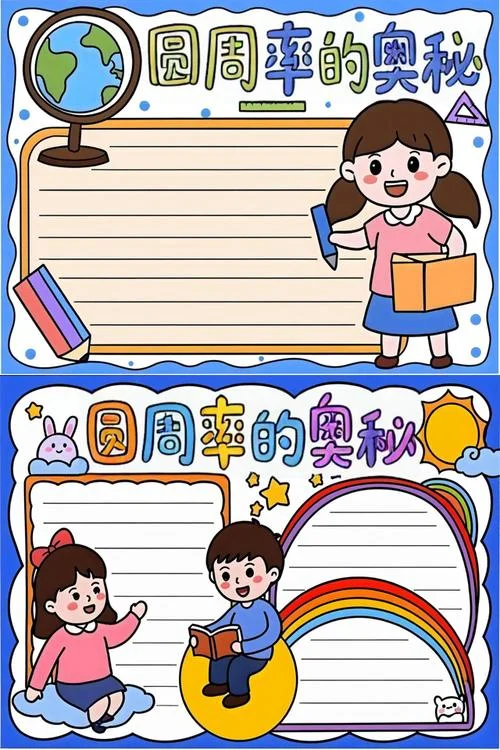 圆周率的历史手抄报-圆周率历史手抄报