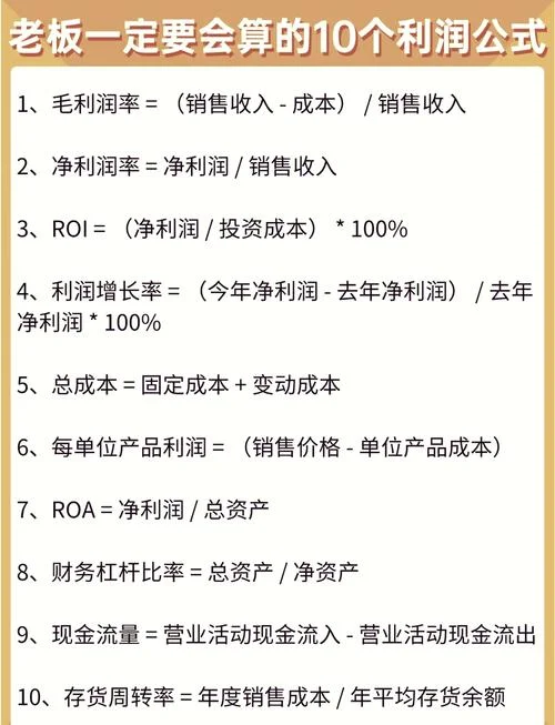 成本利润率的计算公式是什么_1