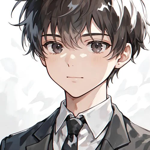 qq头像动漫三无男生_1