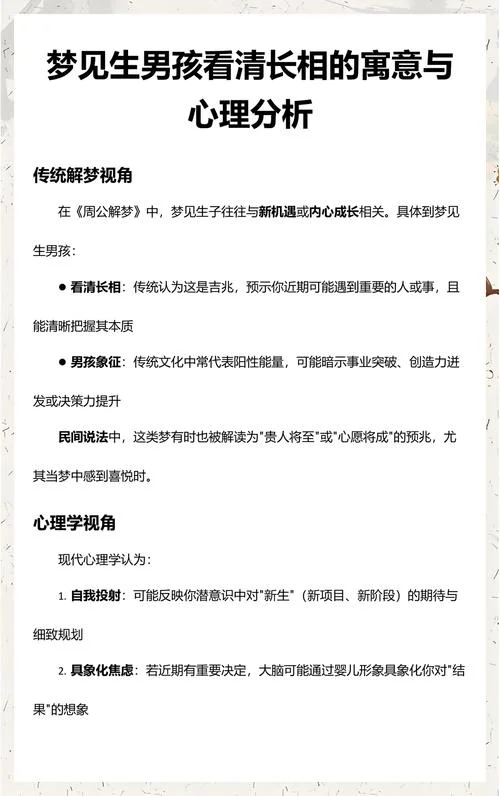 我梦到自己生一个男孩_1