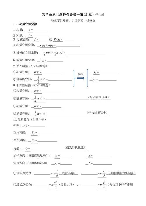 动量守恒定理速度公式_2