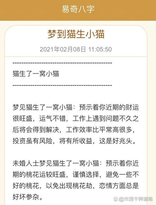 梦见一窝小猫是什么预兆_1