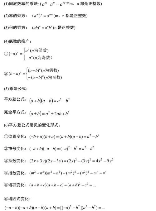 数学定理大全列表_2