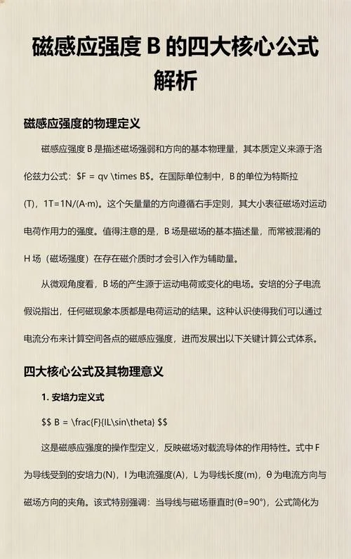 求磁感应强度的公式_1