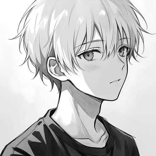 qq黑白男头像图片大全_1