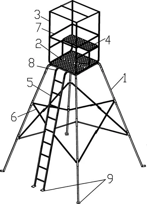 铁架台的简笔画_1