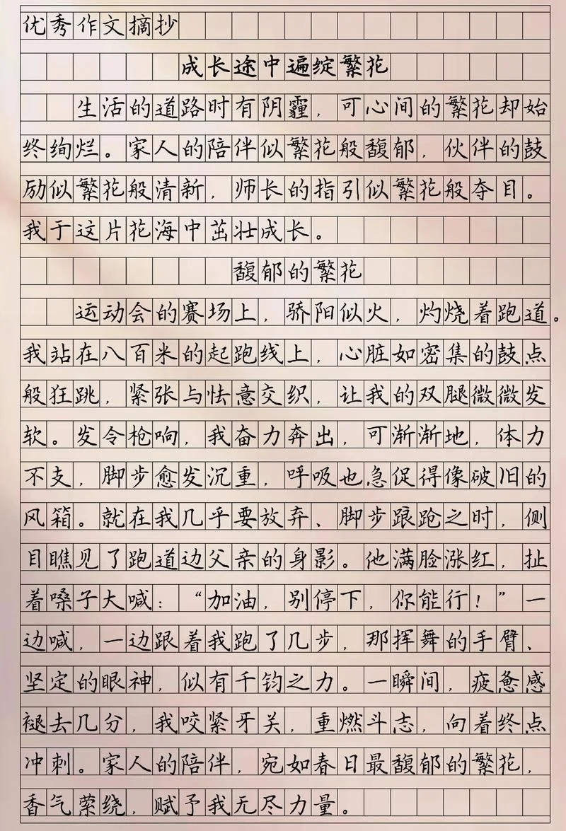 中学考试满分的作文-中学满分作文