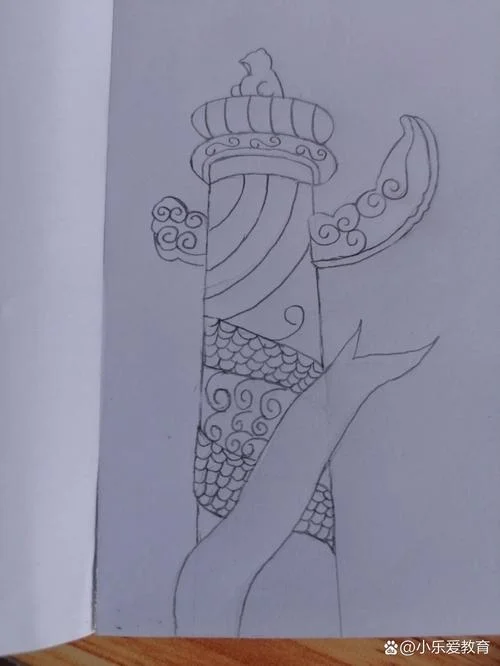 中国尊图片简笔画_2