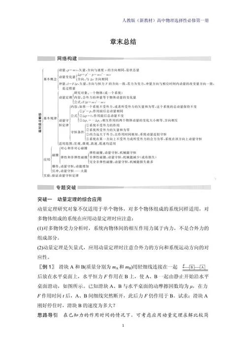 动量和动量定理知识点_2