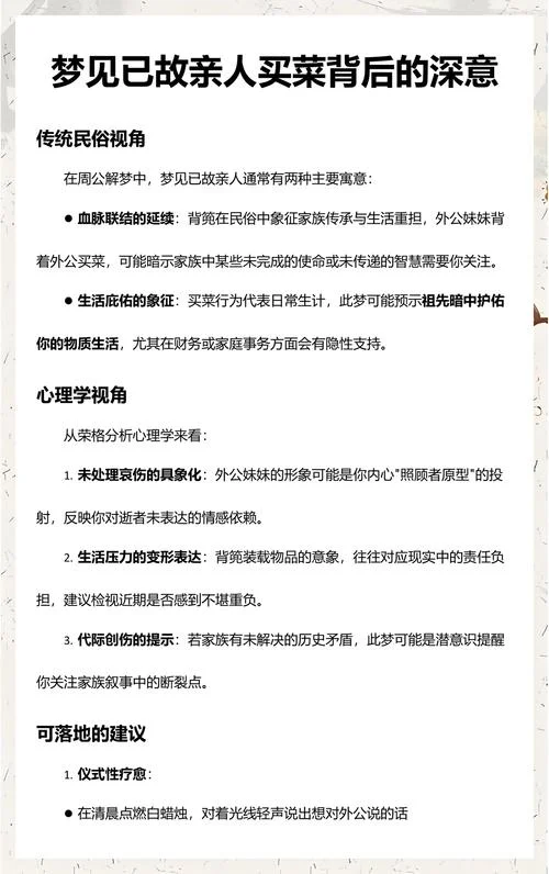 梦见买菜是什么意思_2