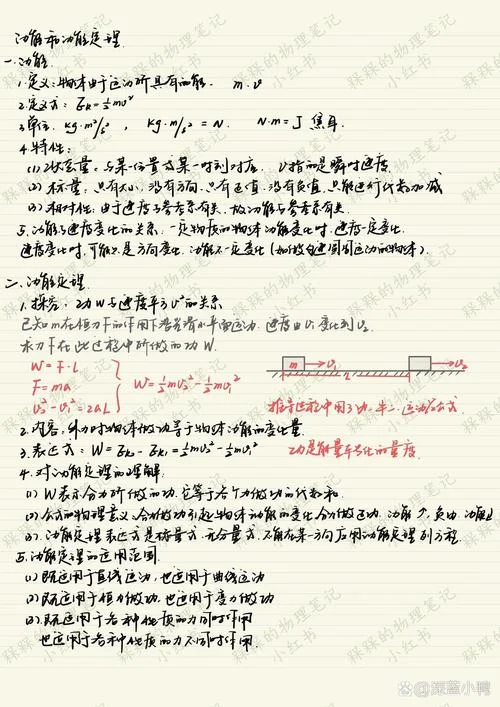 高中动能定理推导_1
