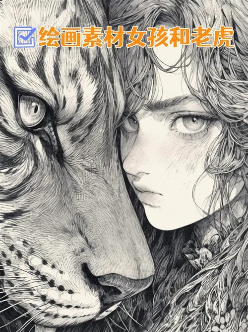 美女与野兽图片简笔画_1