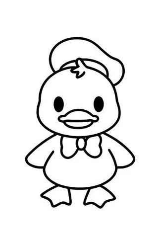 鸭怎么画简笔画-鸭简笔画画法