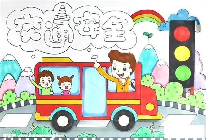 交通图片大全简笔画_2