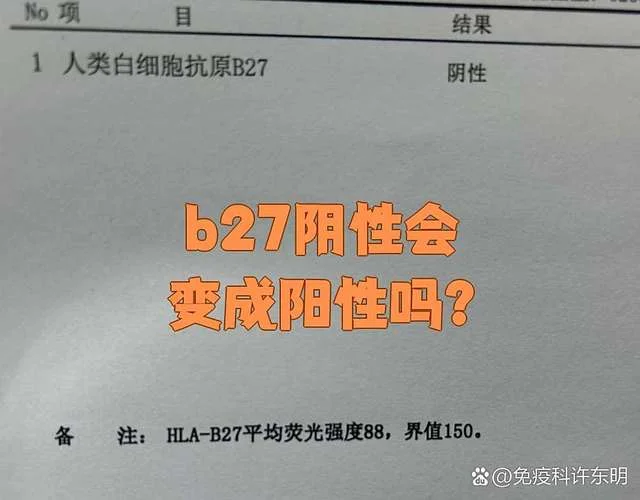 什么是人类白细胞抗原b27-HLA-B27 定义