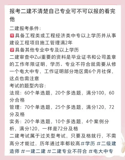 二建怎么报名能考几科_2