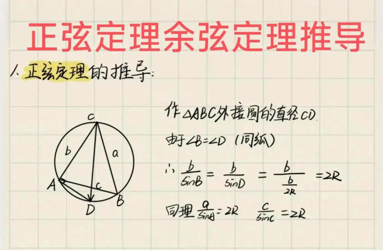 高中数学正余弦定理_2