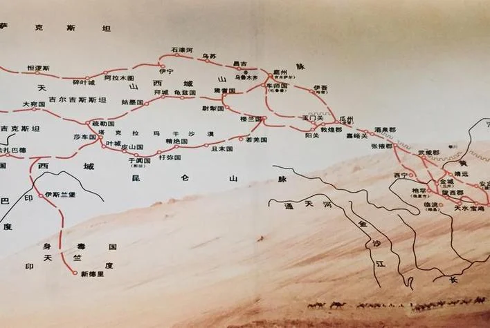 丝绸之路路线图简介-丝路路线图概览