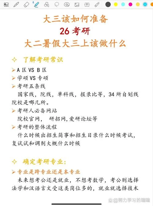 大三准备考研怎么准备-大三考研备考指南