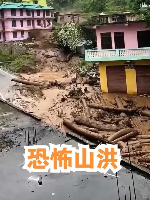 梦见发大水泥石流_1