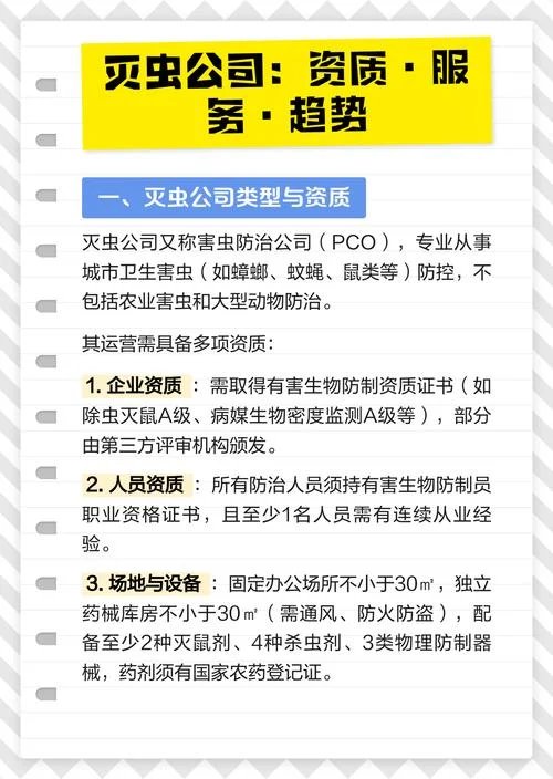 灭虫公司要什么资质_1