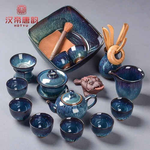 建盏茶具一套多少钱_2