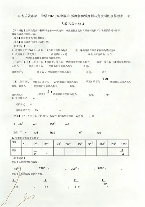 数学必修四公式归纳_1