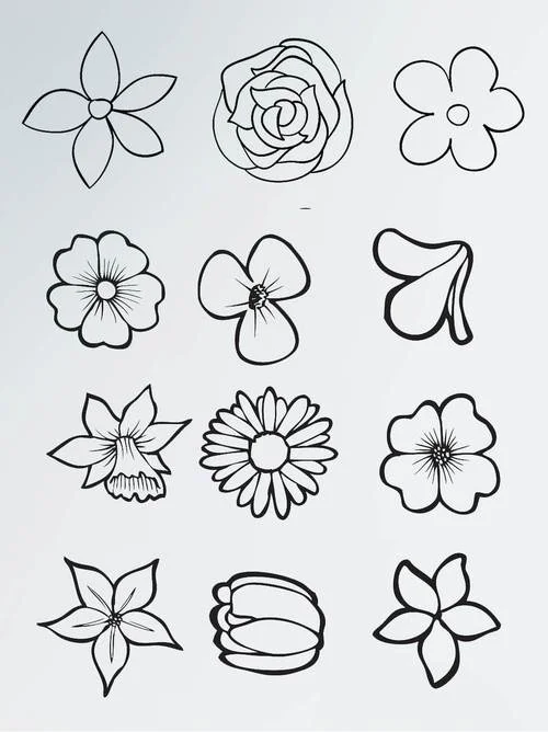 花简笔画图片大全大图-花简笔画图片大全