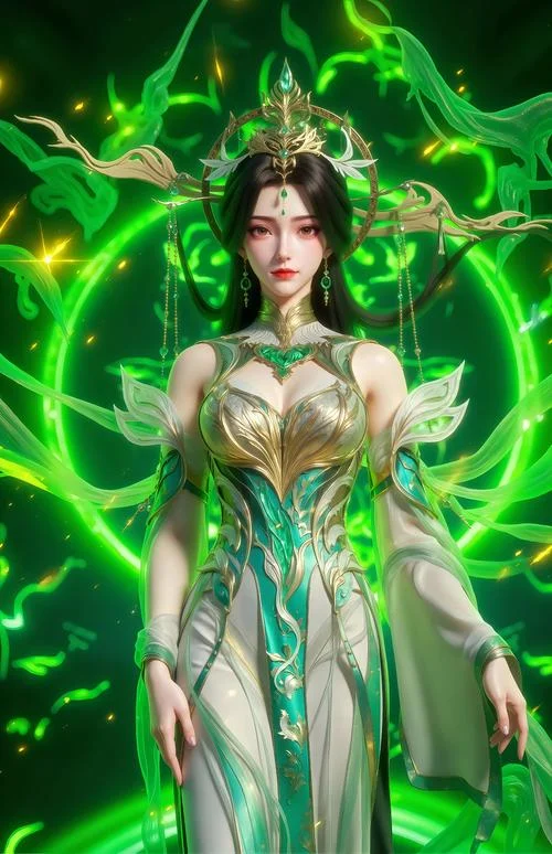 ai绘画柳神怎么画_2