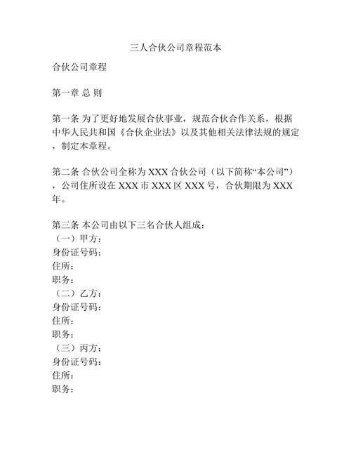 个人公司章程什么写_2