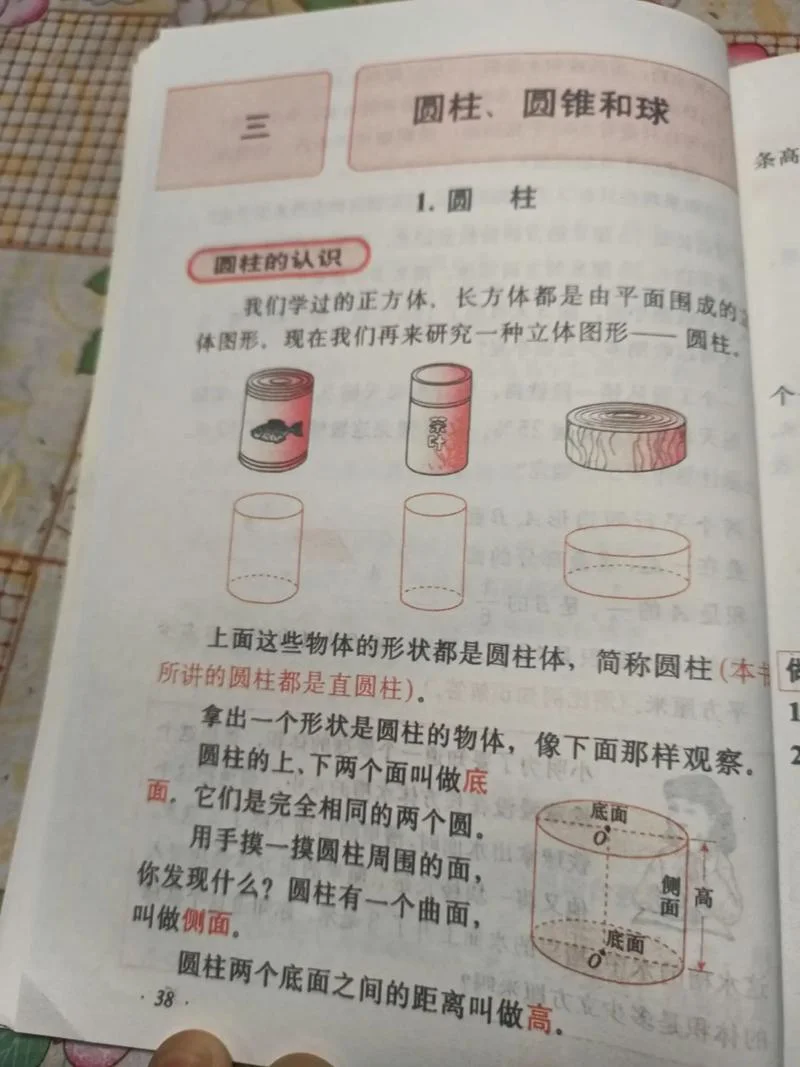圆柱的表面积公式小学六年级_2