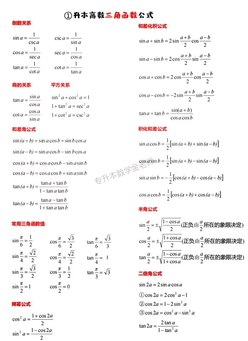 正弦定理变形公式视频_1