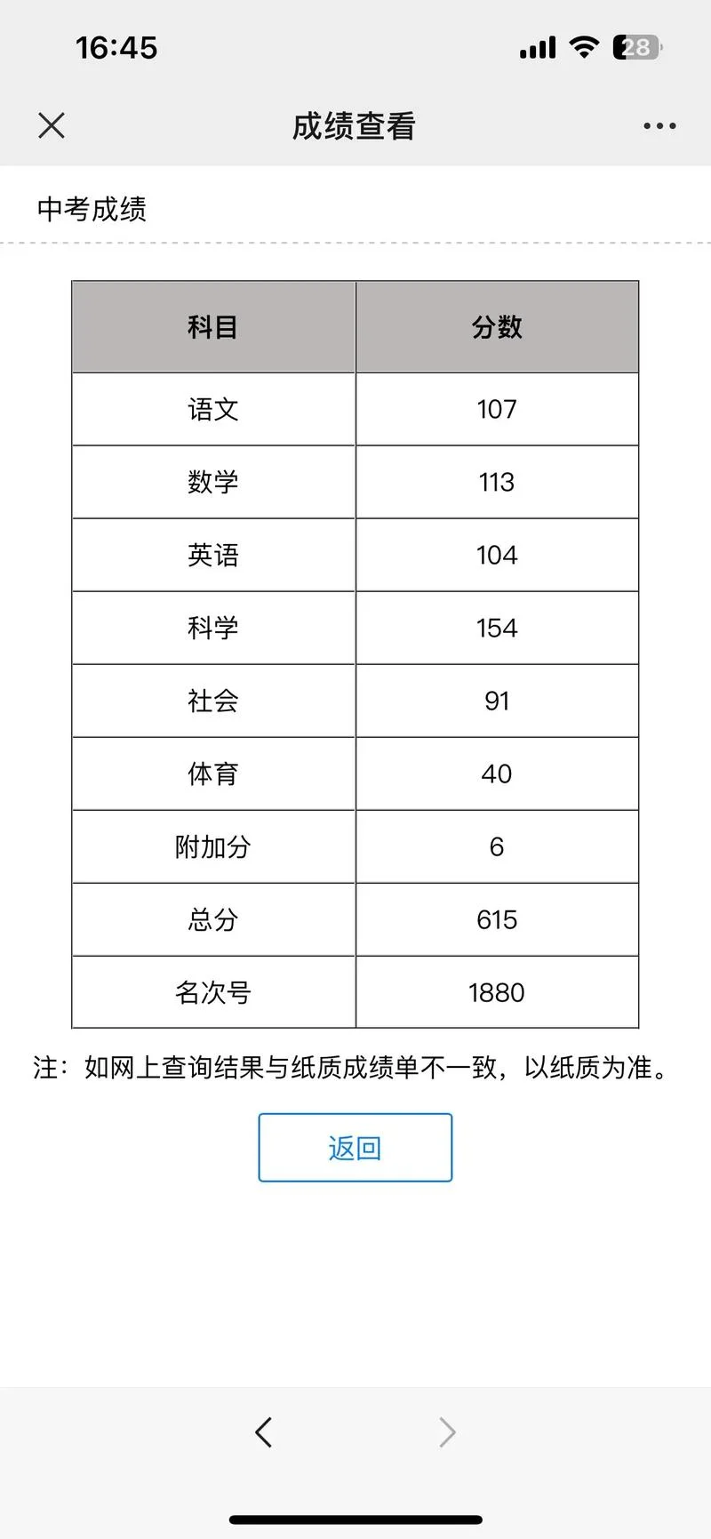 查询以前中考成绩-查询中考历史