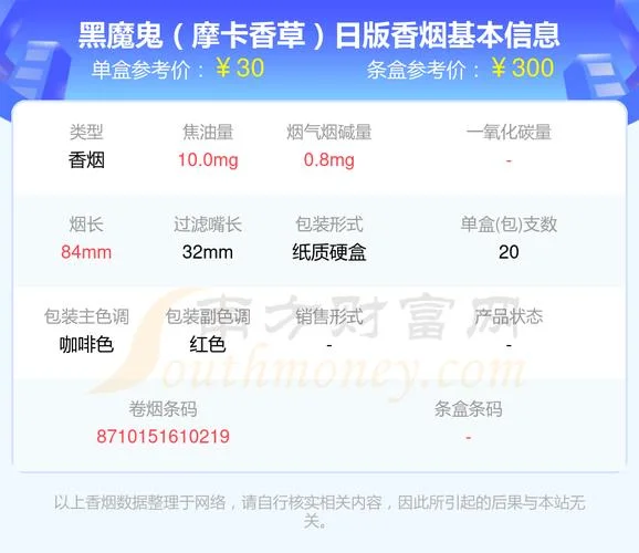 黑魔鬼烟为什么是禁烟-黑魔鬼烟为何禁烟