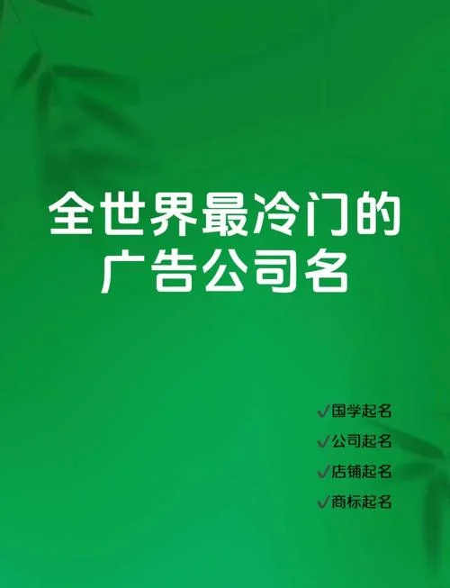 广告公司什么名字好_1