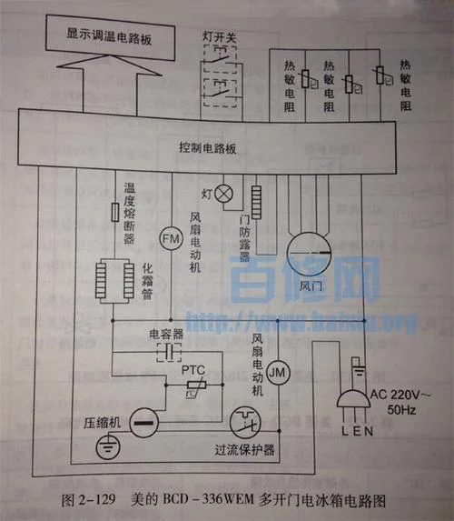 电冰箱原理图-电冰箱原理图