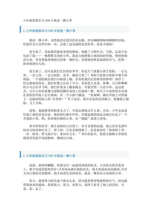想象作文500字怎么写_2