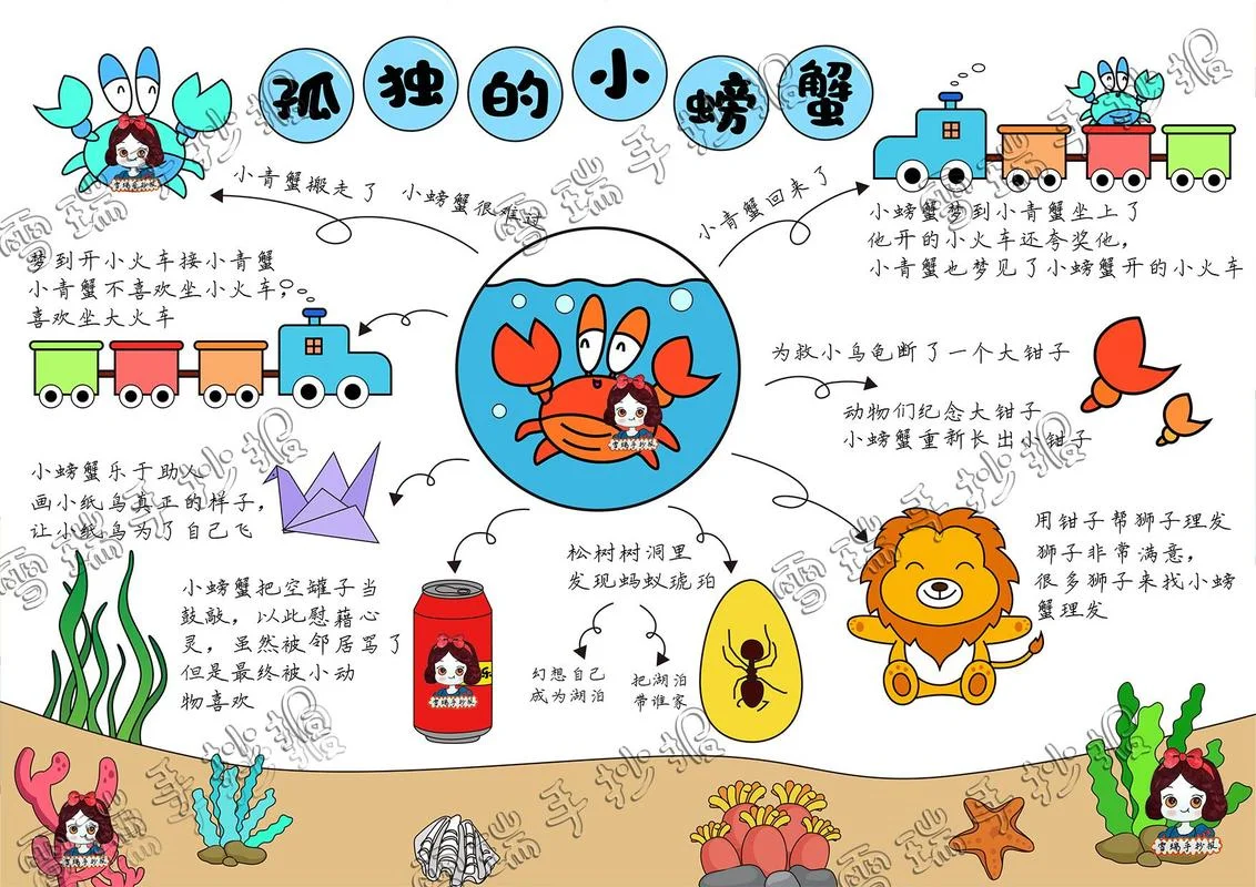 孤独的小螃蟹明白的道理-小螃蟹懂得孤独