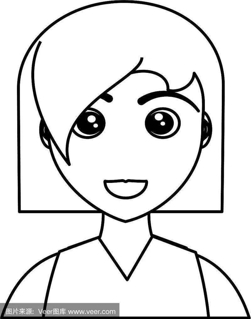 大人简笔画-大人简笔画