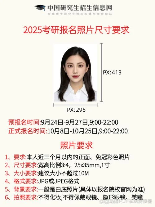 考研网上报名照片要求-考研报名照片要求