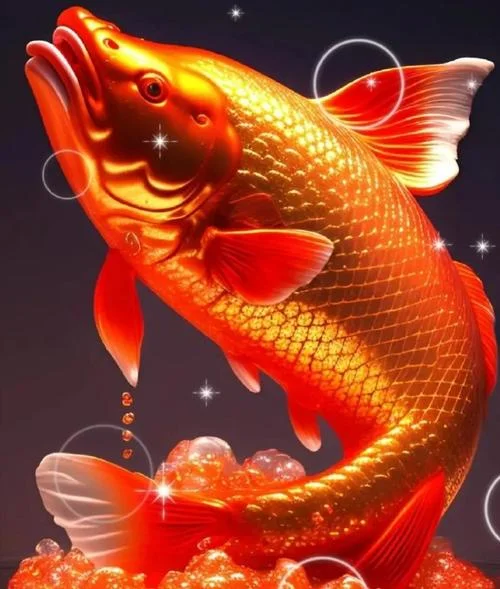 做梦梦见红鲤鱼_1