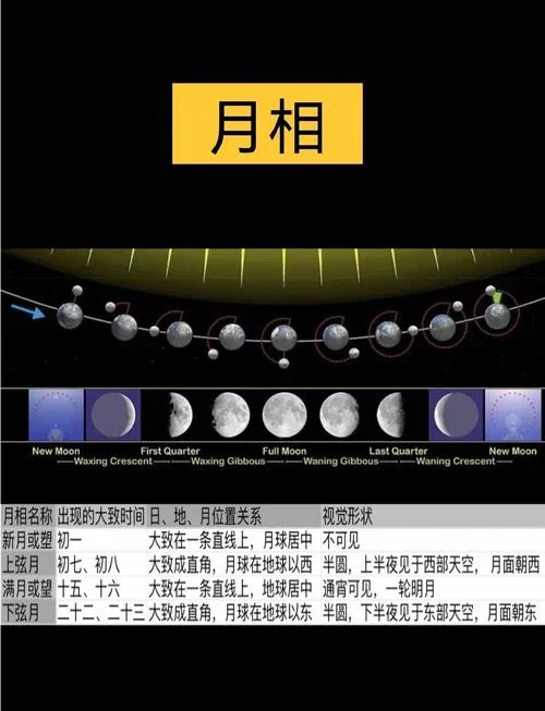 什么是上弦月什么是下弦月-上弦月下弦月定义
