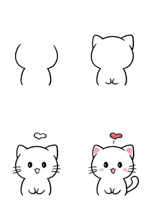 猫图片大全简笔画_1