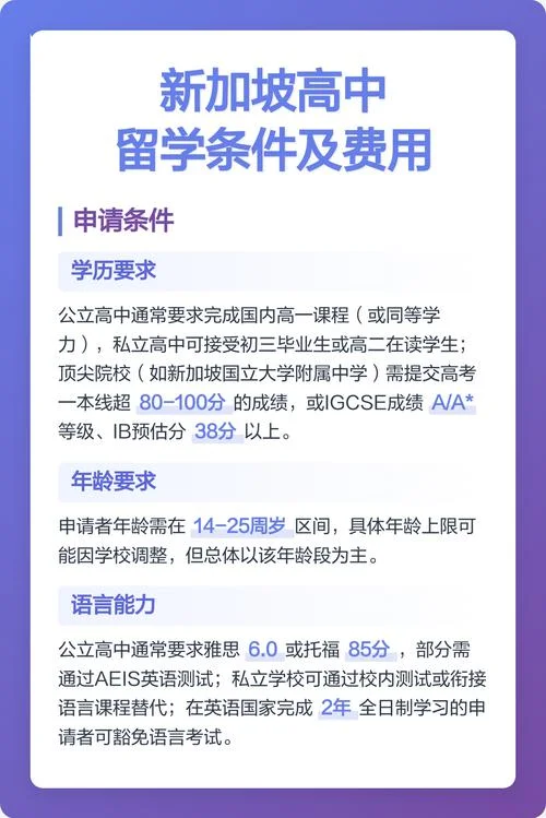 新加坡高中留学怎么申请_2