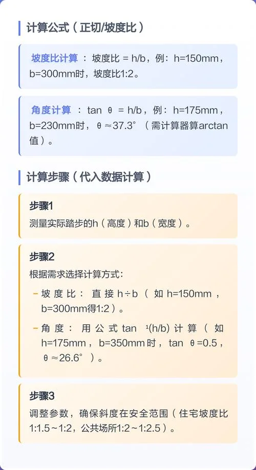 斜度调整计算公式_1