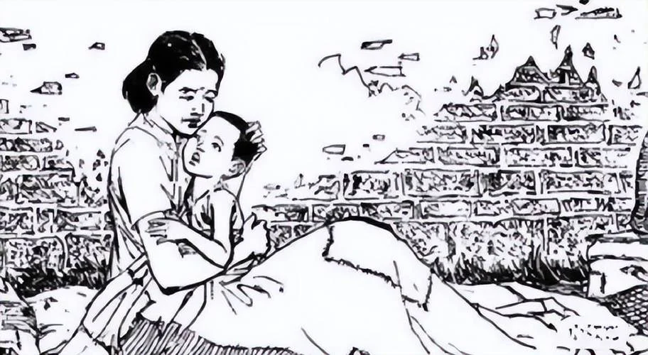 红岩人物简笔画_1