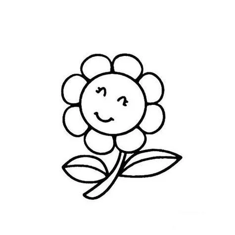 花简笔画图片大全大图_2