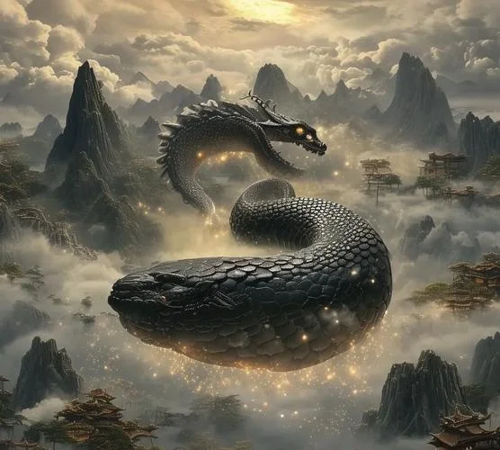 梦见黑蟒蛇是什么预兆_2