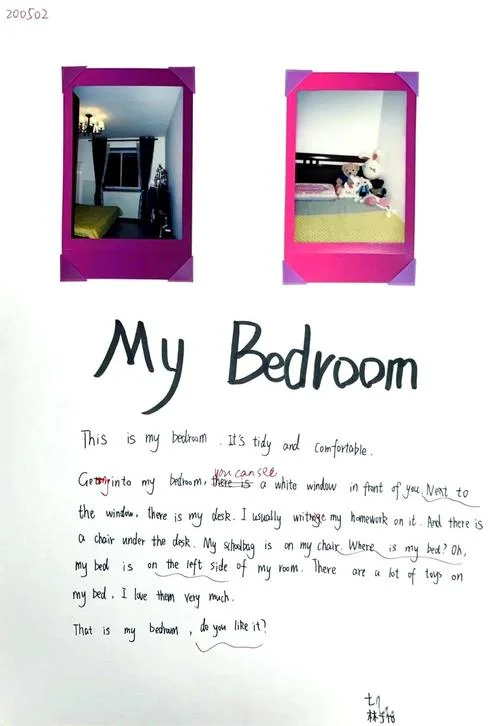 my room主题英语手抄报_2
